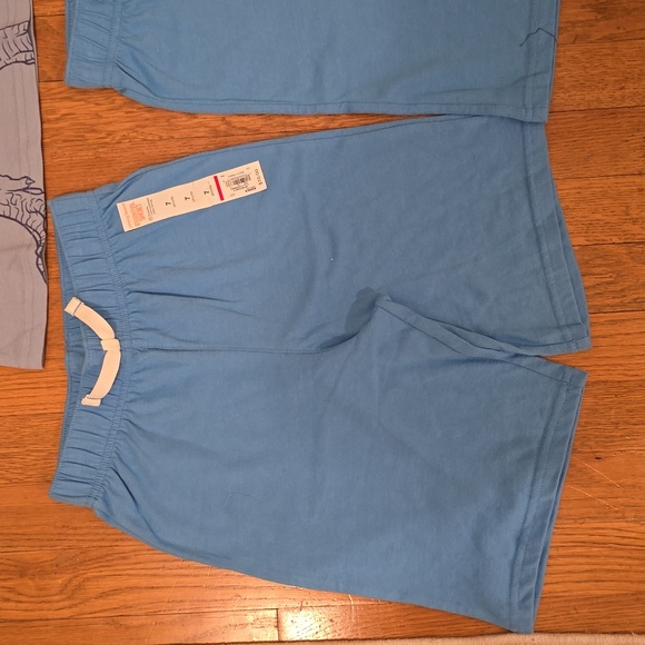 JUMPING BEANS BOYS BLUE SHORTS AND BLUE SHORT SLEEVE JURASSIC PARK TEE SIZE 7 - Picture 4 of 15